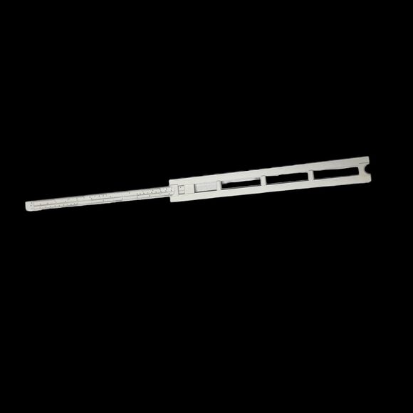 Vintage Sterling Plastics Slide Rule 10 In 584 Plastic Case Paperwork USA Made - Picture 8 of 13